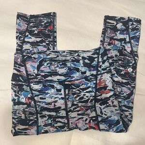 Lululemon Athletica Multicolor Abstract Leggings